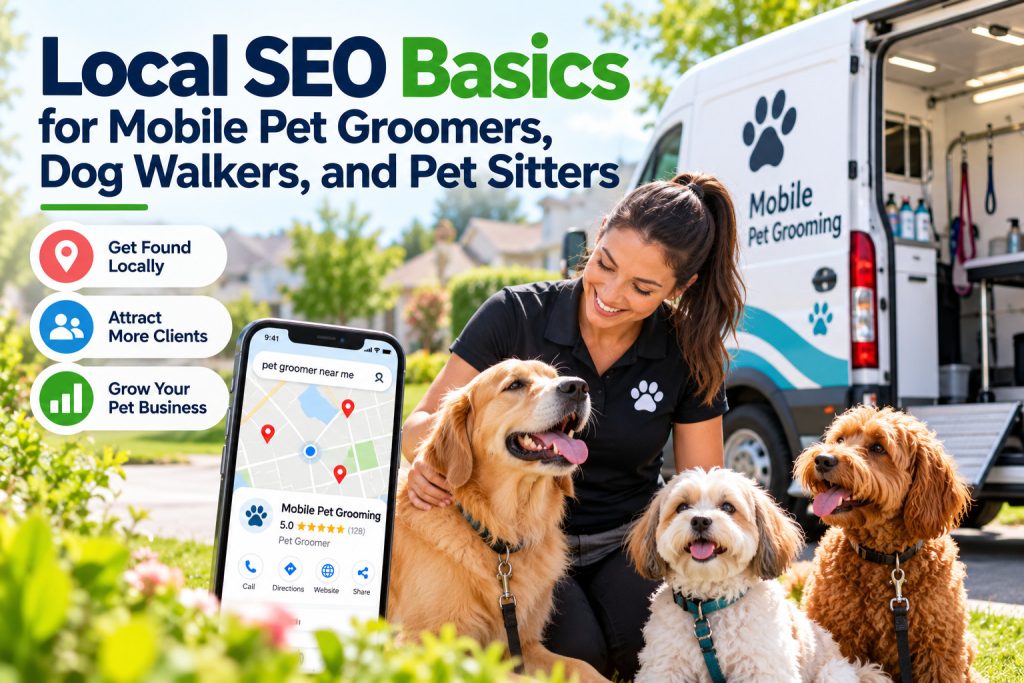 Local SEO Basics for Mobile Pet Groomers, Dog Walkers, and Pet Sitters
