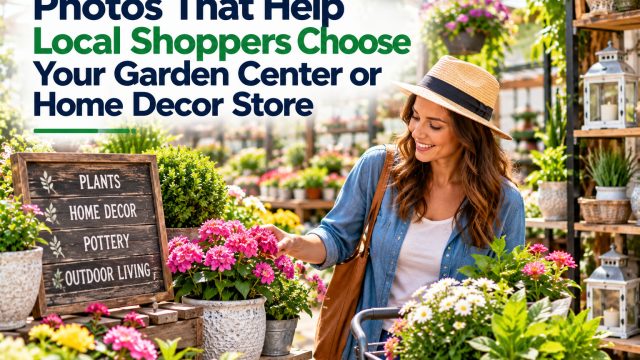 Photos That Help Local Shoppers Choose Your Garden Center or Home Decor Store