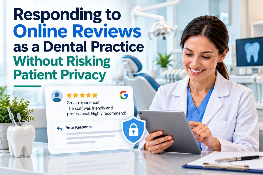 Responding to Online Reviews as a Dental Practice Without Risking Patient Privacy
